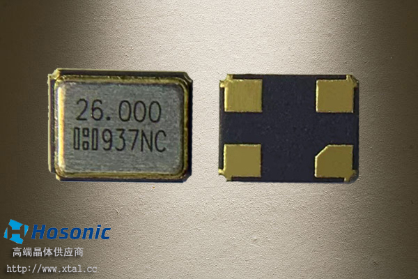 26MHz晶振 3225晶振 9PF 10PPM E3SB26E00000CE 鸿星晶振