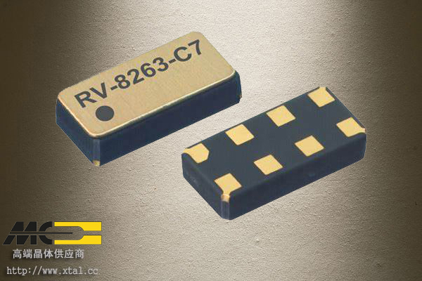 RV-8263-C7-32.768KHZ-20PPM-TA-QC,32.768KHz实时时钟模块.Micro微晶晶振,0.9V ~ 5.5V