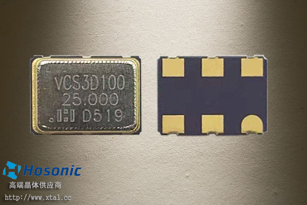 D7SV25E000003E,25MHz压控晶振,HOSONIC晶振,VCXO晶振,D7SV,5070有源晶振